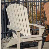 Amish-Made Poly Roll Back Glider Chair - Local Pickup ONLY in Downingtown PA