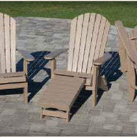 Amish-Made Poly DELUXE & FOLDING Fanback Adirondack Chairs - Local Pickup ONLY in Downingtown PA