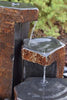 Detail view of EasyPro Tranquil Decor Keyed Spillway Basalt Columns