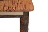 A&L Furniture Co. Hickory Solid Wood Coffee Table with Shelf