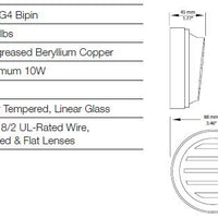 Features of Illumicare Ginger Brass LED Deck & Niche Light