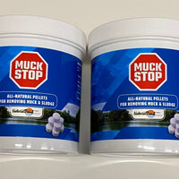 Two Pack of NaturalPond MuckStop 2.2 Pound Containers