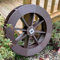 Medium Amish-Made Poly Waterwheel in Chocolate