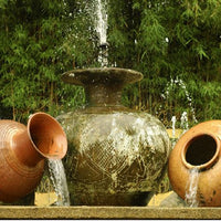 Example fountain using ProEco Fountain Nozzle Pipe Extender