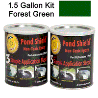 Pond Shield Non-Toxic Forest Green Epoxy Liner, 1.5 Gallon 