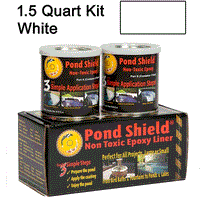 Pond Shield Non-Toxic White Epoxy Liner, 1.5 Quart