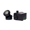 Small Pond Boss® Low Water Auto Shut-Off Fountain Pump with Light