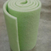 EasyPro 1" Medium-Density Lime Green Filter Material Roll