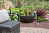 Green Slate Aquascape Patio Pond with plants and fountain spitter