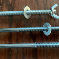 Galvanized bolts for Amish-Made Poly Waterwheels