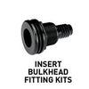 Lifegard Aquatics Insert Bulkhead Fitting Kits