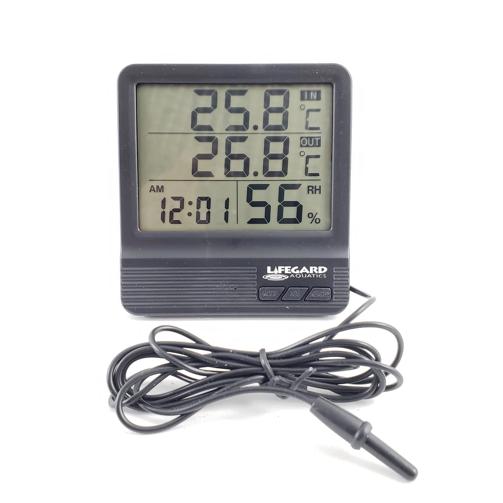 Lifegard Aquatics Digital Thermometer/Hygrometer