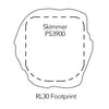 Footprint of Atlantic Water Gardens RL30 Small Skimmer Rock Lid