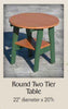 Amish-Made Poly Two Tier End Tables - Local Pickup ONLY in Downingtown PA