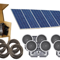 EasyPro 4 Acre Deep Water Solar Aeration System with Diffusers and Tubing