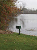 EasyPro Post Mounted Lockable Cabinet by a lakeside
