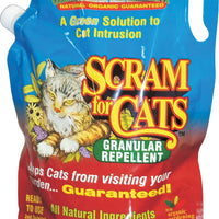 Scram for Cats™ Organic Granular Repellent for Cats, 3.5 Pound Bag