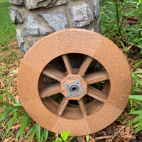 Small Amish-Made Poly Waterwheel in Cedar