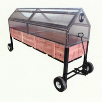 Harmony Acres Raised Bed Greenhouse Covers and Wheel Kits