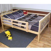 A&L Furniture VersaLoft Full Mission Bed with Safety Rails