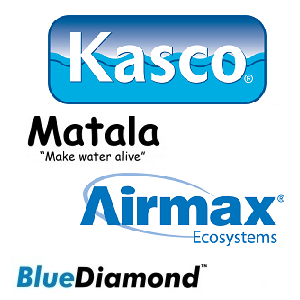 Aeration Products from Airmax, Blue Diamond, Kasco and Matala