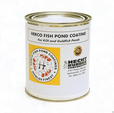 Hecht Rubber Corporation Herco Fish Pond Coating for Koi and Goldfish Ponds