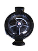 Top view of Sequence 90 Cu In Strainer Basket 1.5" Outlet with clear lid.