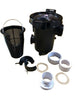 Sequence 2" Strainer Basket with all the parts for 2" Basket laid out.
