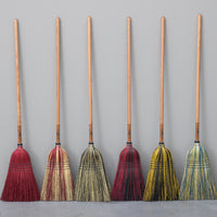 Amish-Made REAL Broomstraw Brooms!  (Priced for Local Pickup - Shipping Available for significant SURCHARGE)