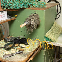 Amish-Made REAL Broomstraw Brooms!  (Priced for Local Pickup - Shipping Available for significant SURCHARGE)