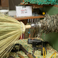 Amish-Made REAL Broomstraw Brooms!  (Priced for Local Pickup - Shipping Available for significant SURCHARGE)