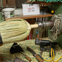 Amish-Made REAL Broomstraw Brooms!  (Priced for Local Pickup - Shipping Available for significant SURCHARGE)