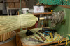 Amish-Made REAL Broomstraw Brooms!  (Priced for Local Pickup - Shipping Available for significant SURCHARGE)