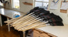 Amish-Made REAL Broomstraw Brooms!  (Priced for Local Pickup - Shipping Available for significant SURCHARGE)