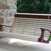 Amish-Made Poly 4' and 5' Rollback Porch Swings - Local Pickup ONLY in Downingtown PA