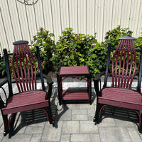 Amish-Made Poly Bentwood Style Rocking Chair with Round Trim - Local Purchase at our Boutique in Downingtown PA only.  Rocker!