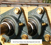 Replacement Axles and Bearing Sets for our Amish-made Wooden Water Wheels