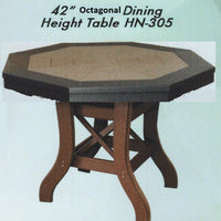 Amish-Made Poly Tables in Round, Square or Octagonal and in FIVE SIZES - Local Purchase ONLY in Downingtown PA