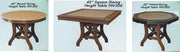 Amish-Made Poly Tables in Round, Square or Octagonal and in FIVE SIZES - Local Purchase ONLY in Downingtown PA