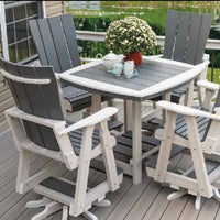 Amish-Made Poly Square 44" Oval-Ended Conversation, Dining & Pub Tables - Local Pickup ONLY in Downingtown PA