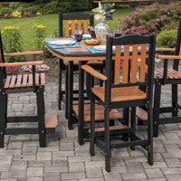 Amish-Made Poly Square 44" Oval-Ended Conversation, Dining & Pub Tables - Local Pickup ONLY in Downingtown PA