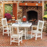 Amish-Made Poly Square 44" Oval-Ended Conversation, Dining & Pub Tables - Local Pickup ONLY in Downingtown PA