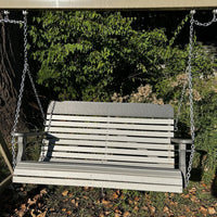 Amish-Made Poly 4' and 5' Rollback Porch Swings - Local Pickup ONLY in Downingtown PA