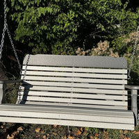 Amish-Made Poly 4' and 5' Rollback Porch Swings - Local Pickup ONLY in Downingtown PA