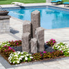Blue Thumb  5-Column Handcrafted "Basalt" Fountain Kit