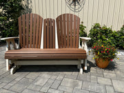 Amish-Made Poly Fan Back Console Glider - Local Pickup ONLY in Downingtown PA