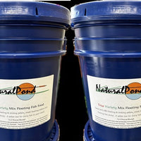 Natural Pond TRUE Variety Mix Floating Koi & Goldfish Food with three pellet shapes and sizes in one quality container!