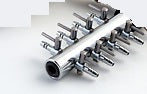 ALITA® Metallic 5/8" Multi-Output Air Manifolds with 3/16" Valves