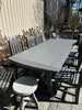 Amish-Made Poly Outdoor Dining Table with Oval end boards in 6' and 8' Lengths and a generous 38.5" Width - Local Pickup ONLY in Downingtown PA