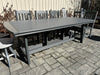 Amish-Made Poly Outdoor Dining Table with Oval end boards in 6' and 8' Lengths and a generous 38.5" Width - Local Pickup ONLY in Downingtown PA